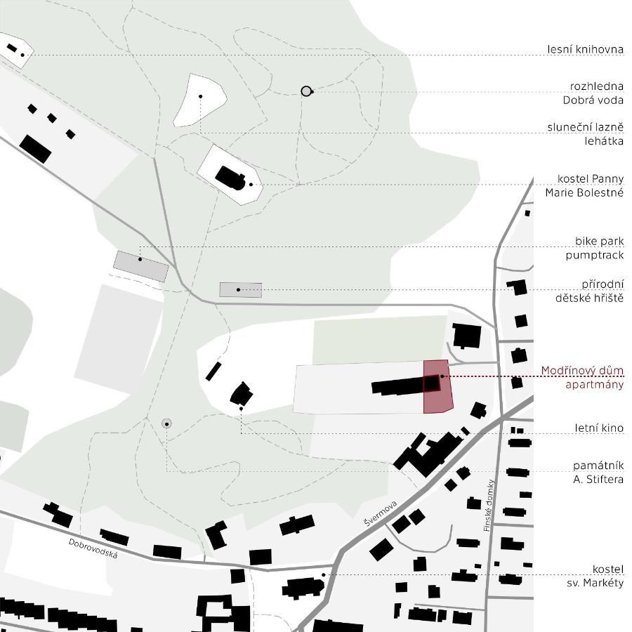 Apartmany Modrinovy Dum Horní Planá 외부 사진